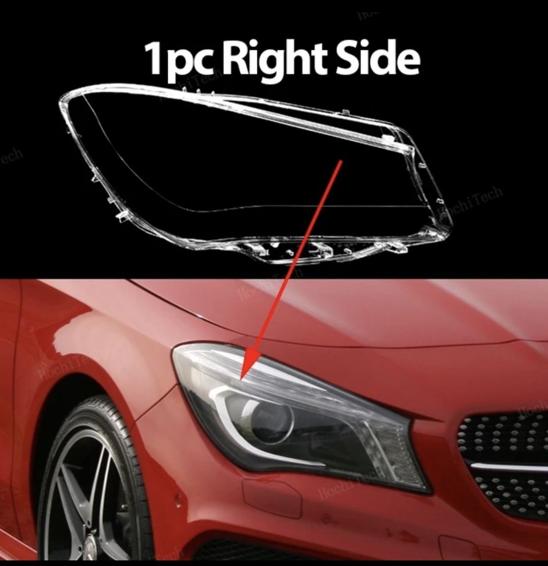 Vidro capa lente farol ótica mercedes CLA W177 C177 W117