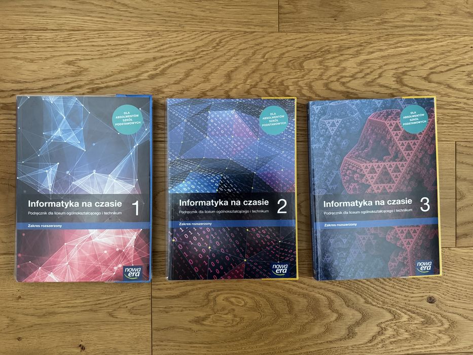 Informatyka na czasie - 1, 2 i 3 - Nowa Era - Poziom rozszerzony