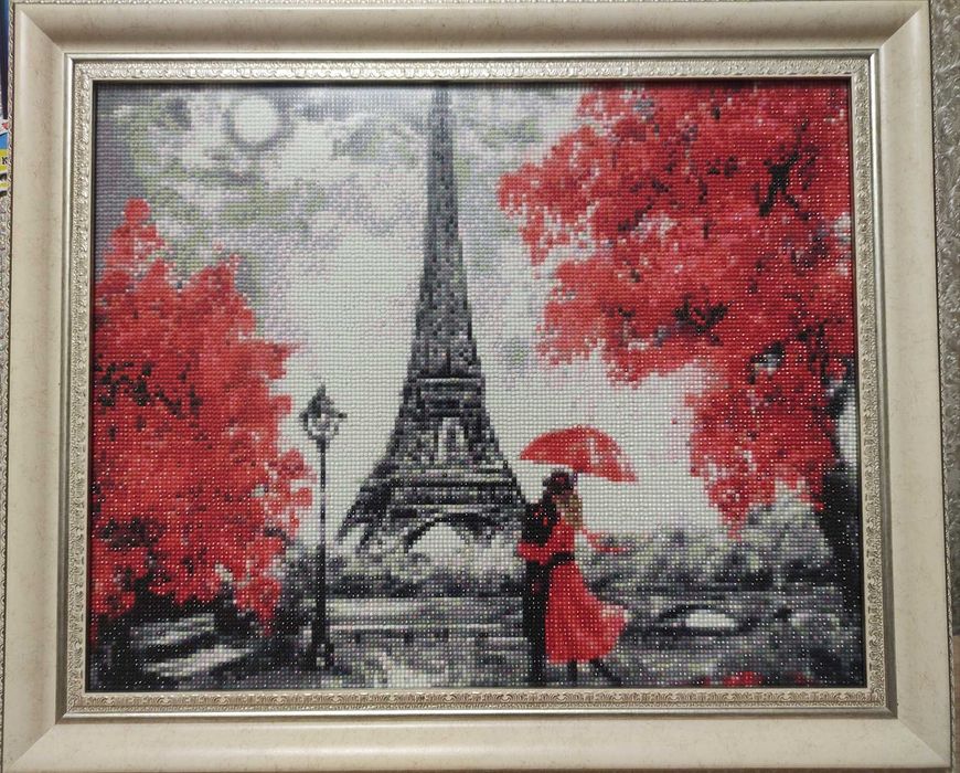 Алмазна картина "Дощовий Париж"