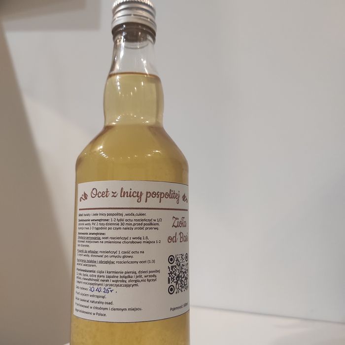 Ocet z lnicy pospolitej 500 ml
