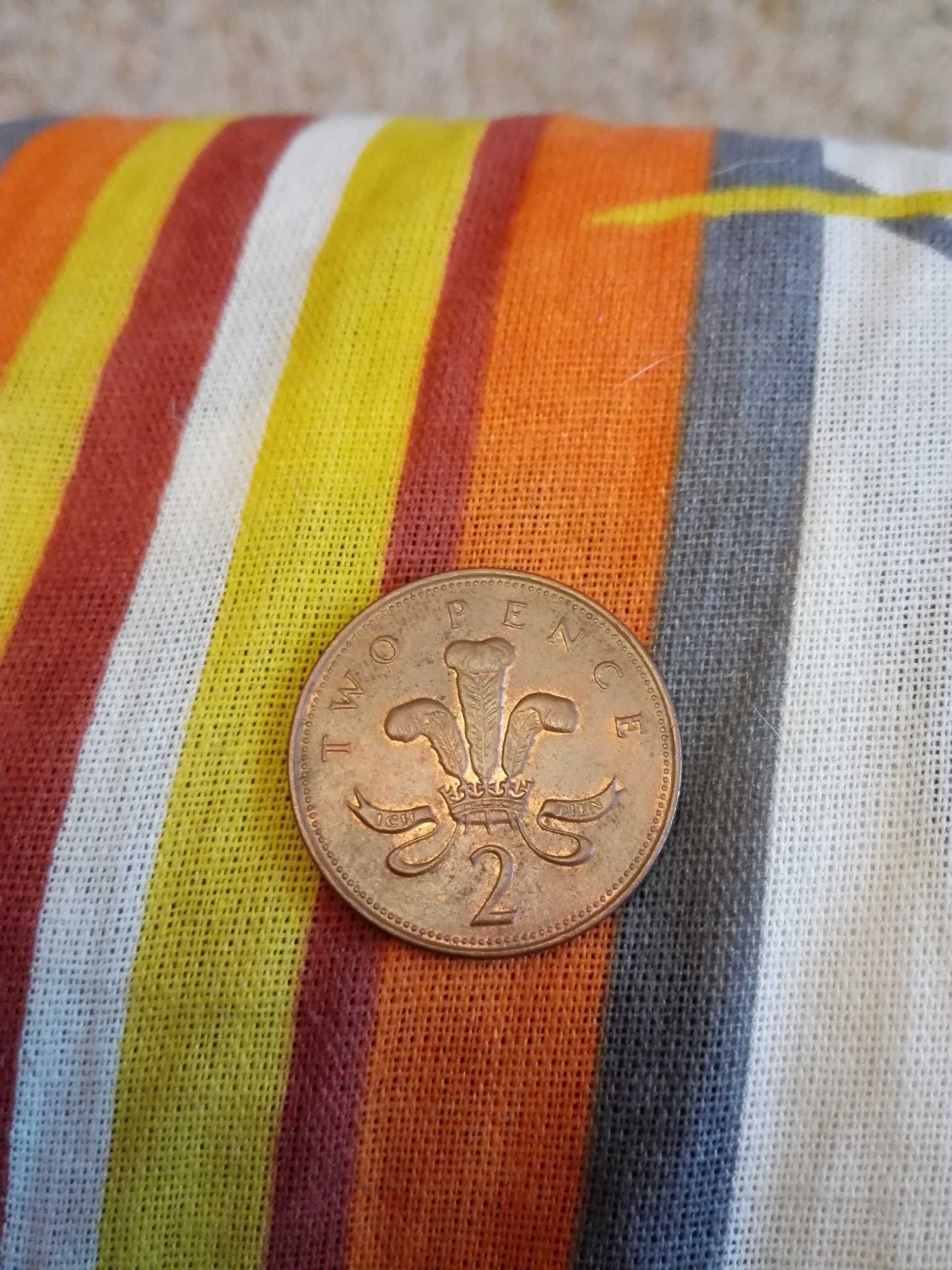 Монета Англии 2 пенса