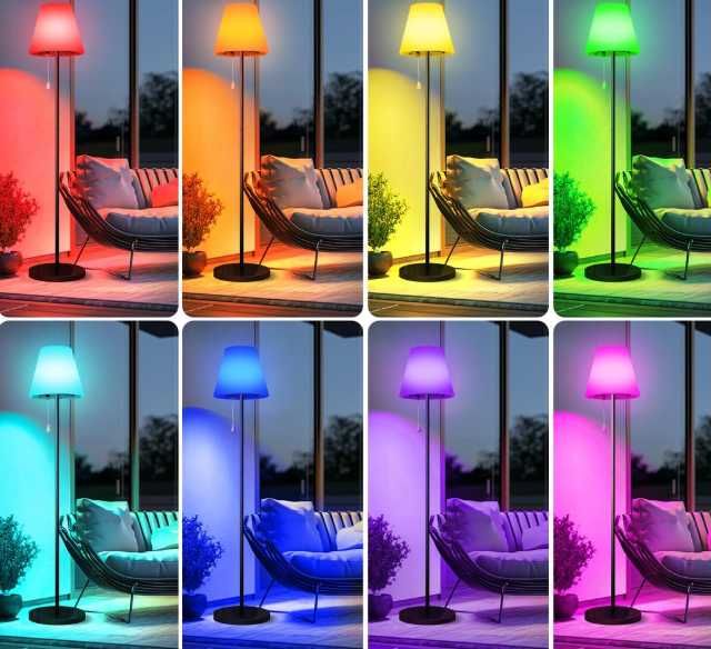 Bawoo – solarna lampa podłogowa zewnętrzna LED