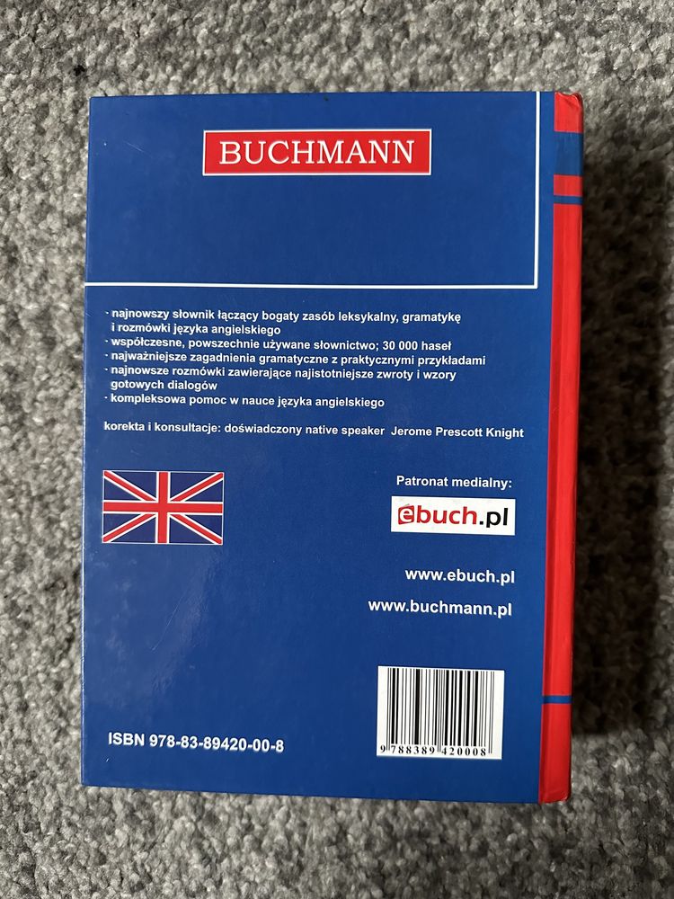 słownik buchmann język angielski rozmówki gramatyka 3w1