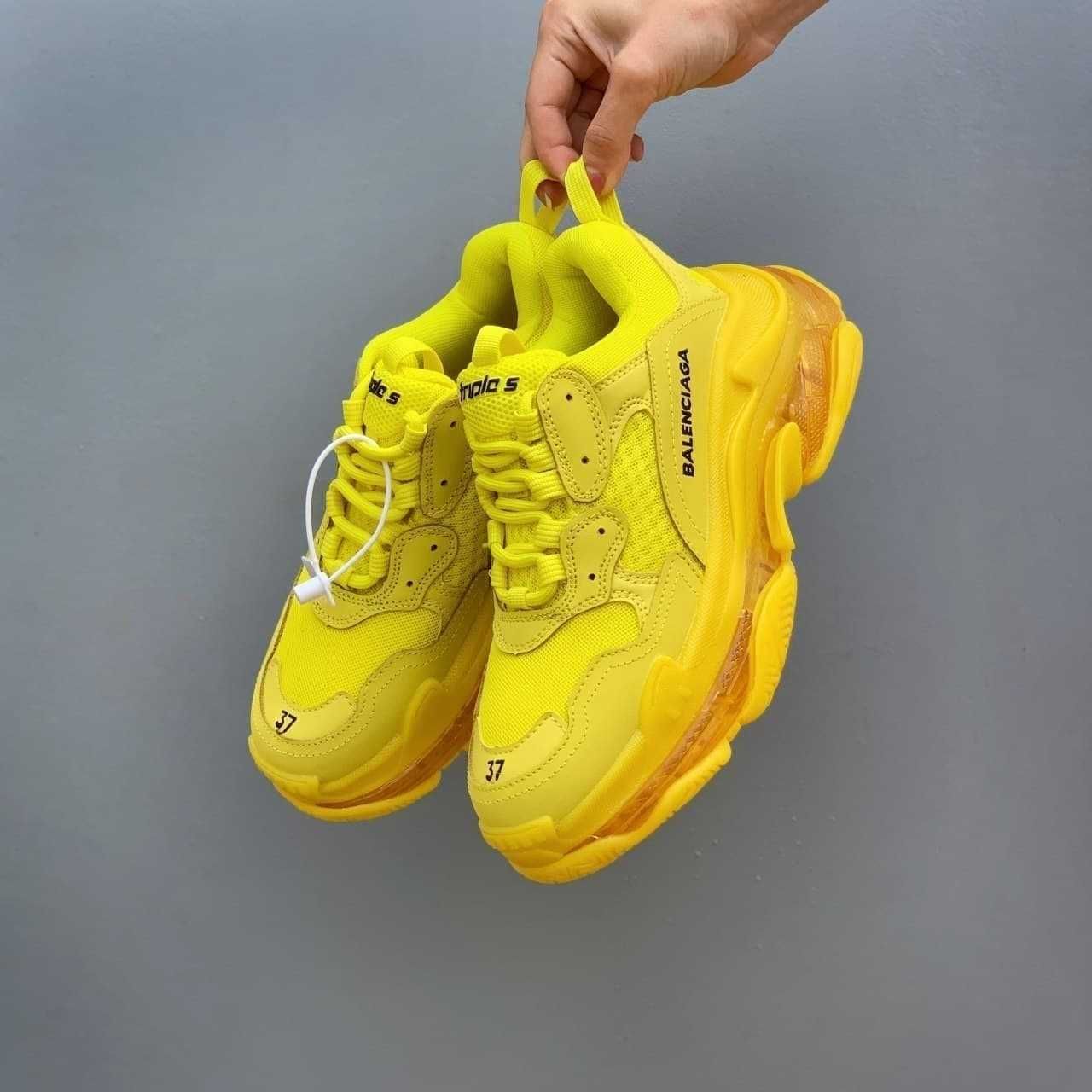 Buty Balenciaga Triple S Clear Sole Yellow 36-42r