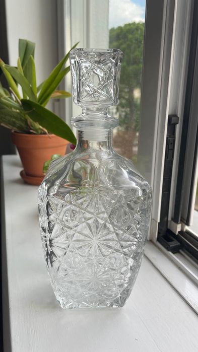 Garrafa De Licor Em Vidro