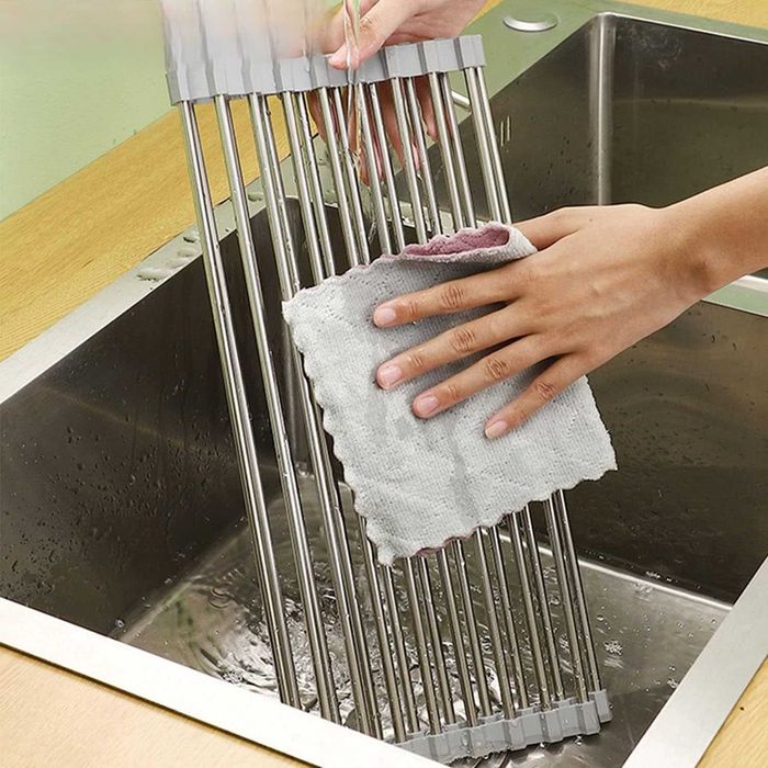 ViWaVee Składany i zdejmowany ociekacz do naczyń nad zlewozmywak