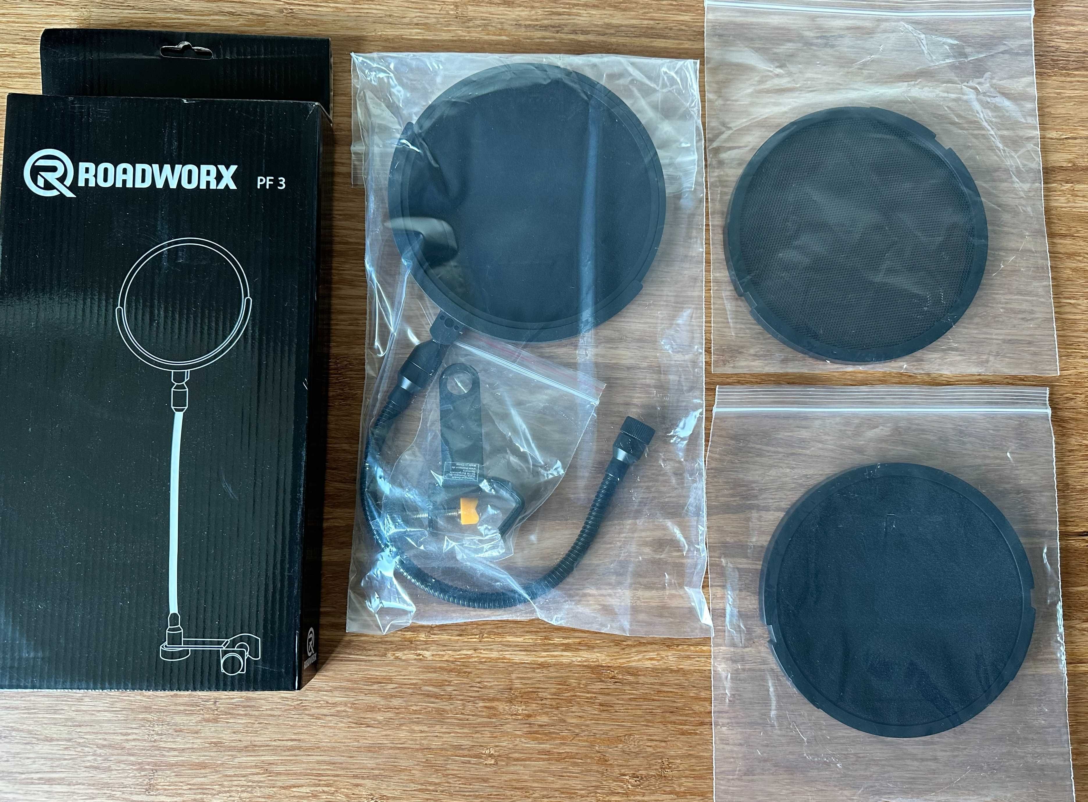 Roadwork PF3 - Microphone Pop filter (NOVO)