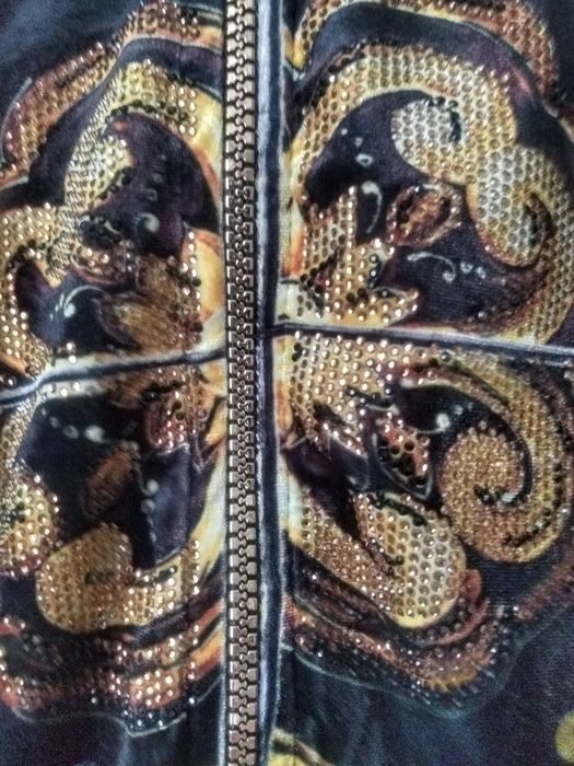 TATU FASHION! Nowy dres welurowy z kapturem S