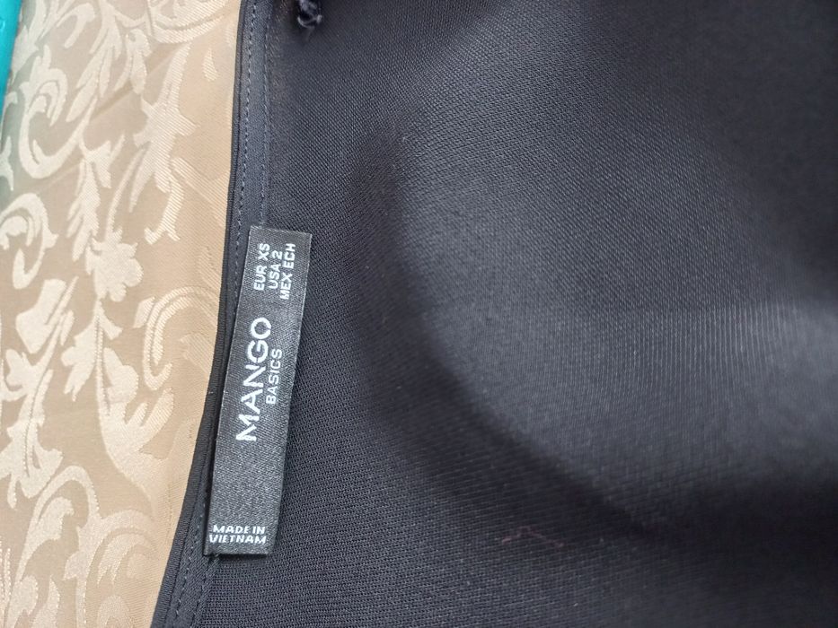 Vestido preto da mango XS