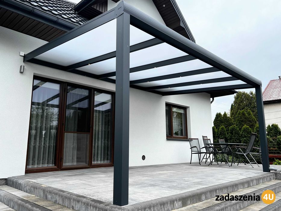 Zadaszenia i zabudowy tarasów,  wiaty aluminiowe, szklany ogród zimowy