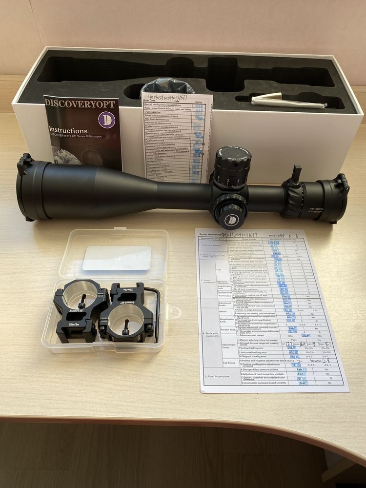Оптичний приціл Discovery HD GEN 2  5-30x56SFIR (34мм)