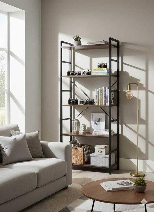 NOWY Regał Na Książki Loft Metalowy Loftowy Szafka Półka Półki OKAZJA