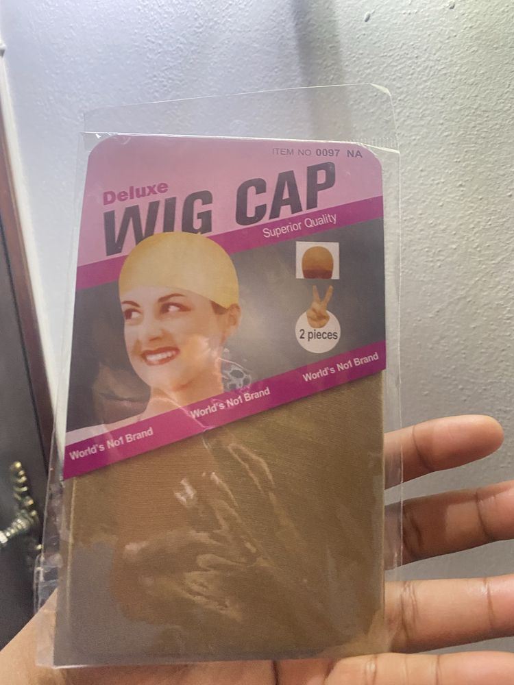 Peruca Glueless cabelo 100% humano + Cola de peruca + wig cap