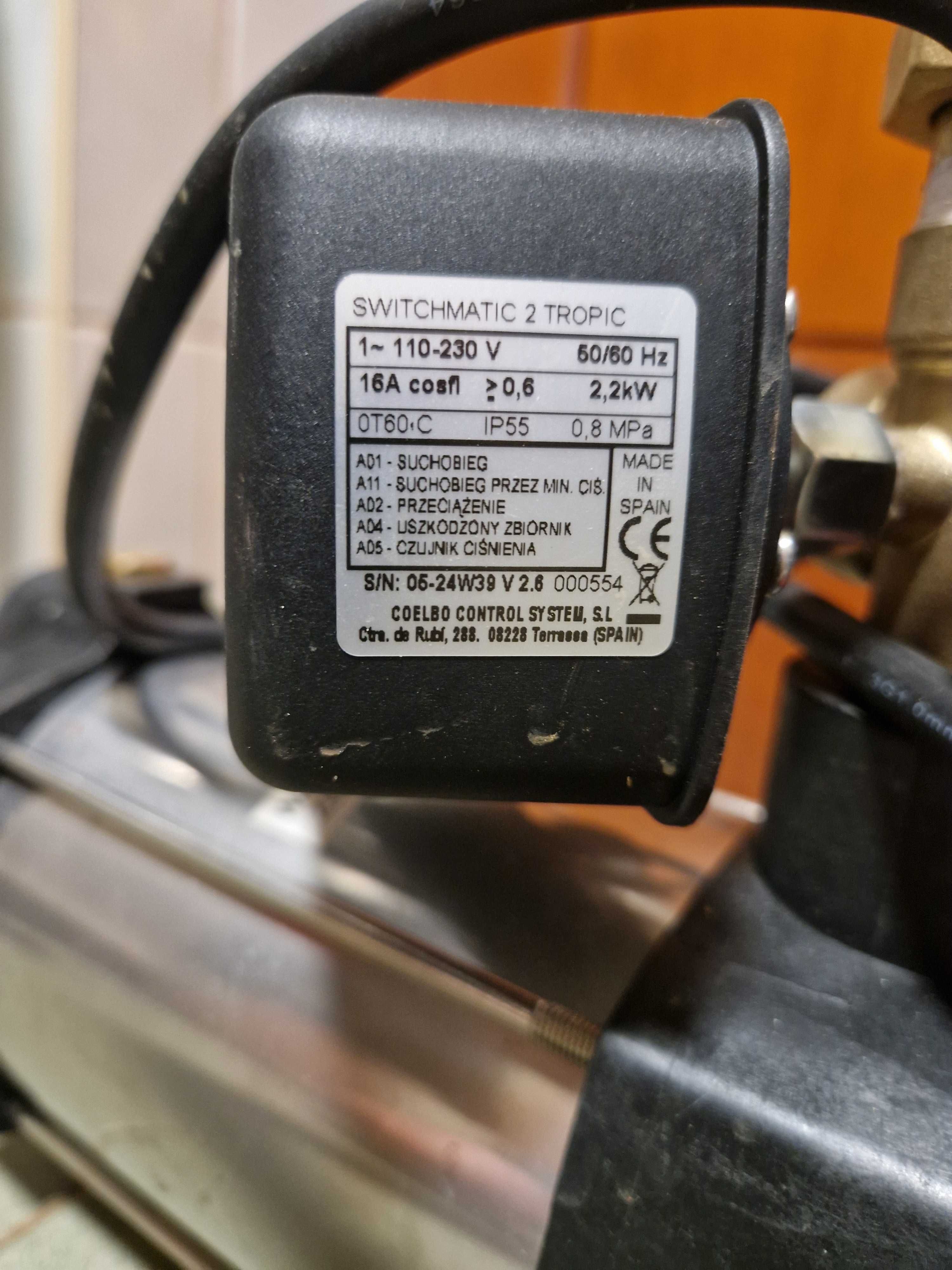 Pompa hydroforowa HWA 3000 INOX - NOWA NA GWARANCJI