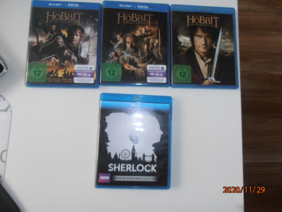 Hobbit Trylogia (6 Blu-ray)-3 wersje obcojęzyczne