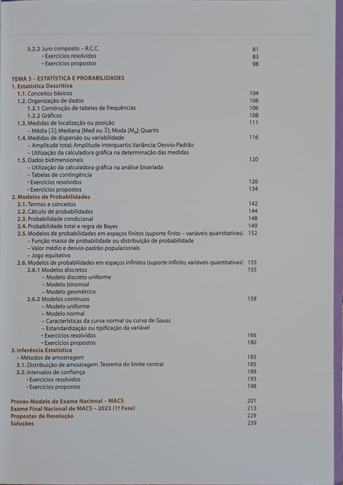 Livro de preparação para o exame de MACS
