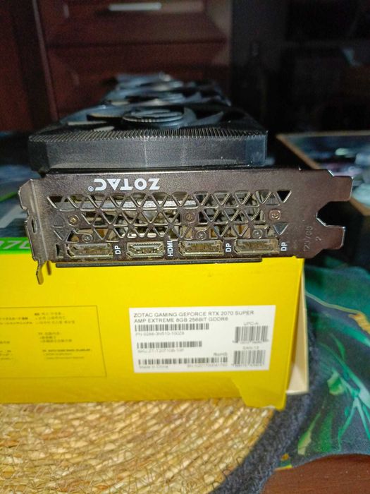 ZOTAC RTX2070 SUPER AMP Extreme 8GB GDDR6 256bit - pudło!