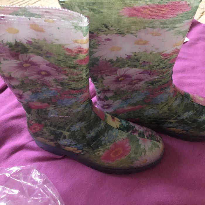 Kalosze damskie w kwiaty