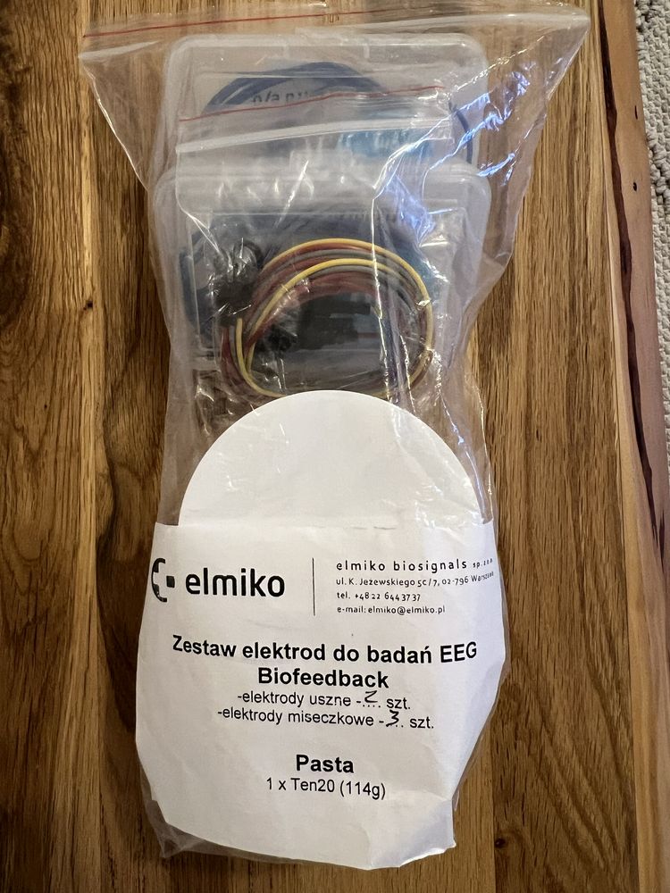 Biofeedback pakiet  EEG  zestaw Elmiko