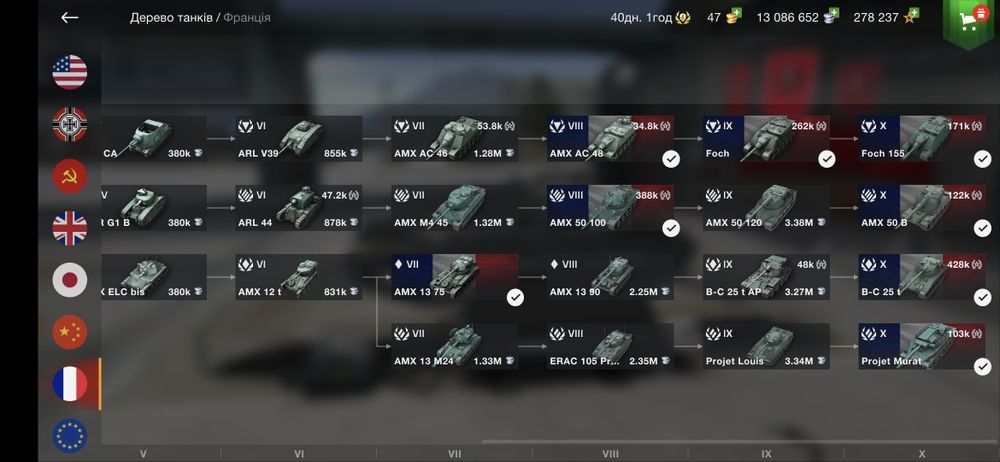 Акаунт World of Tanks blitz