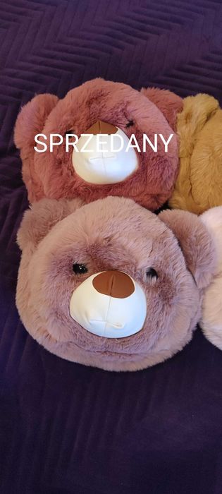 Pluszowe torebki w kształcie misiej głowy