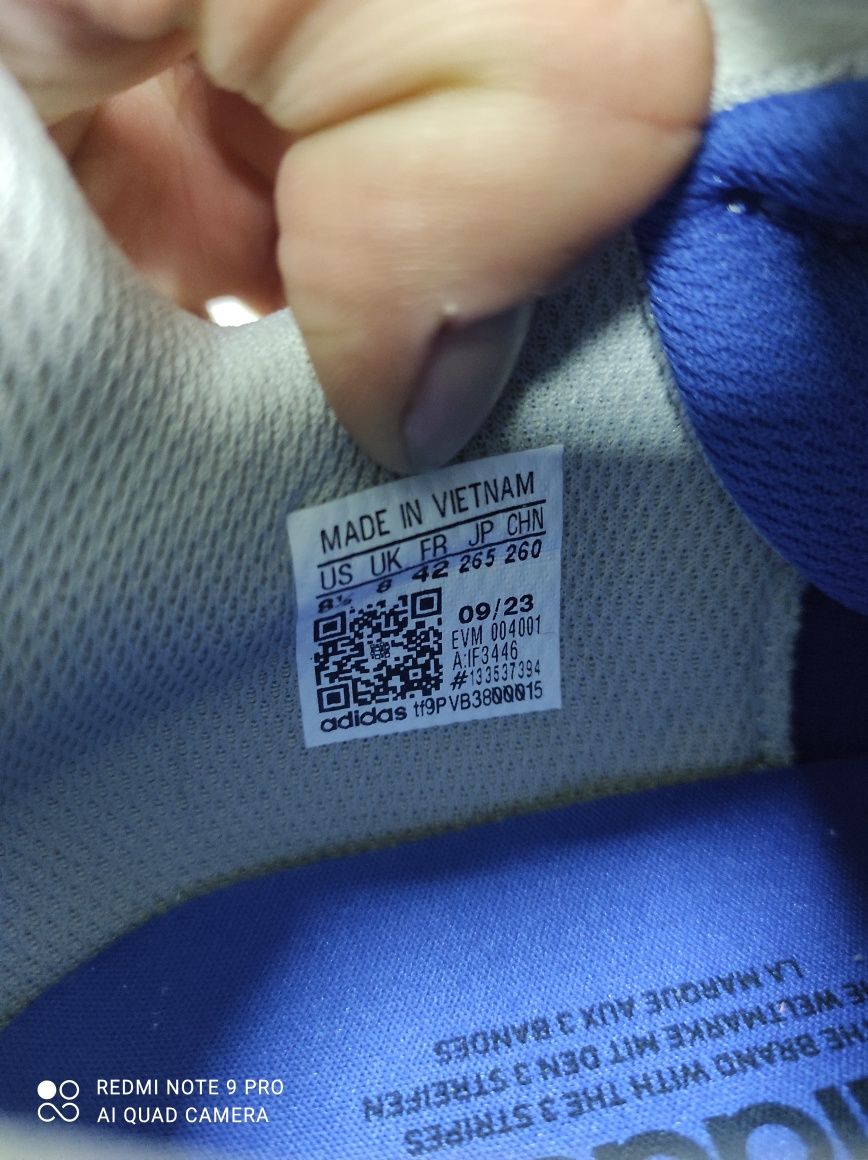 ОРИГІНАЛ 100% Кросівки Adidas Ozmillen Grey/Blue IF3446 42