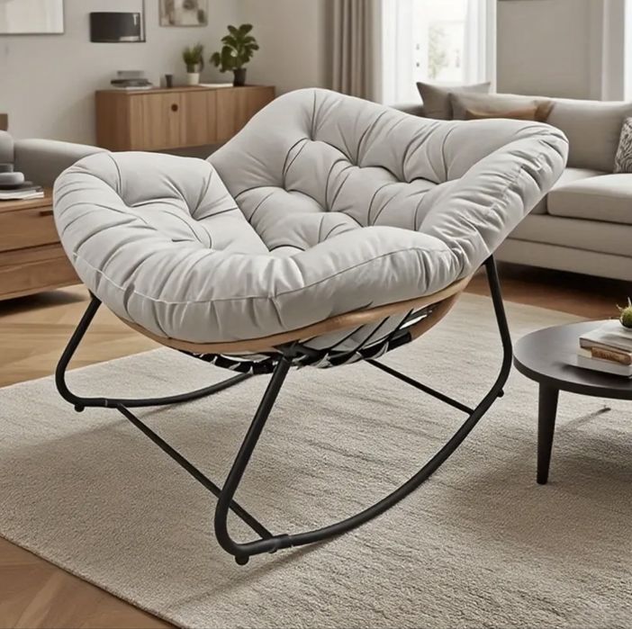 Fotel bujany XXL, wypoczynkowy, skandynawski, kokon,meble, taras,ogród