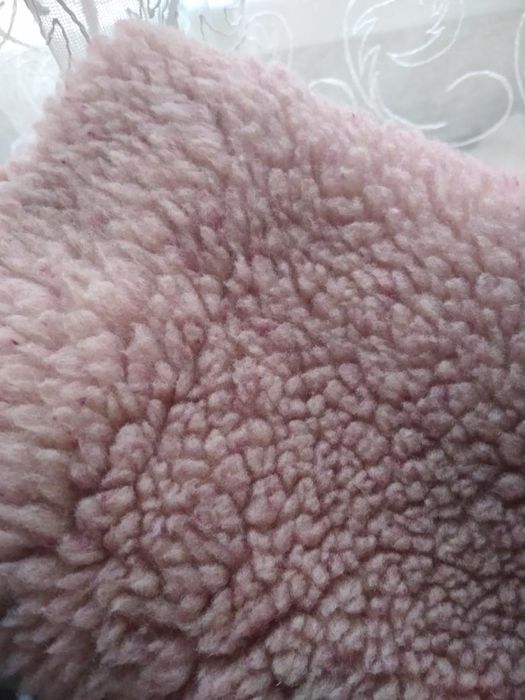 Шубка тедді рожева. Екошуба