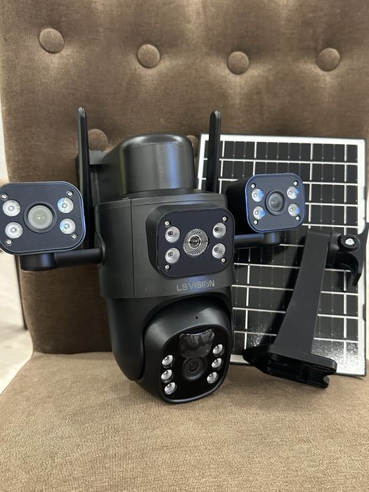 Вулична камера відеоспостереження LsVision 4K 4G WiFi Zoom 10x на соня