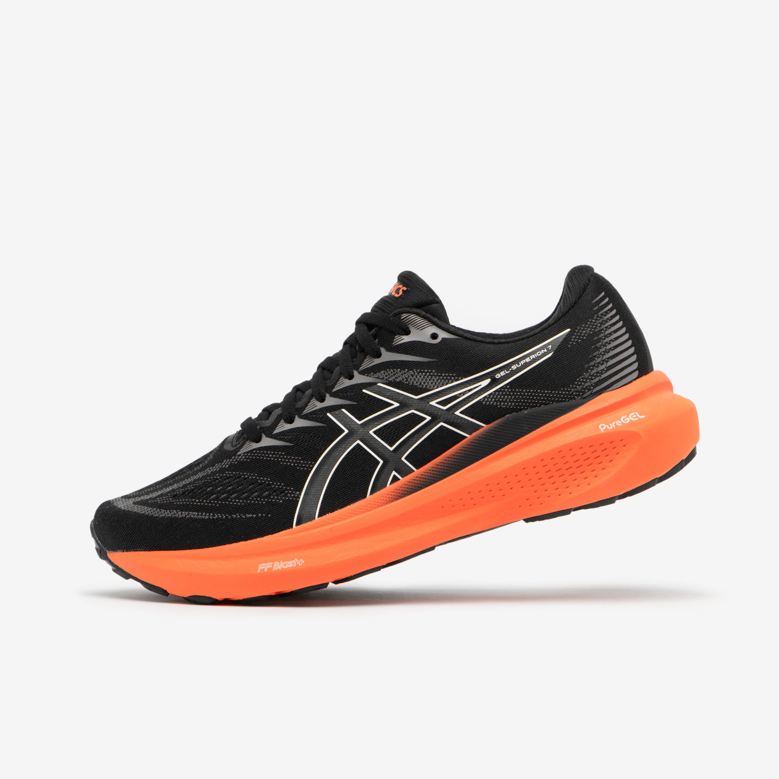 Sapatilhas de Corrida Homem Gel-Superion 7 Preto/Laranja
