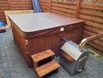 Jacuzzi COMFORT Piec ze stali nierdzewnej opalany drewnem balia bania