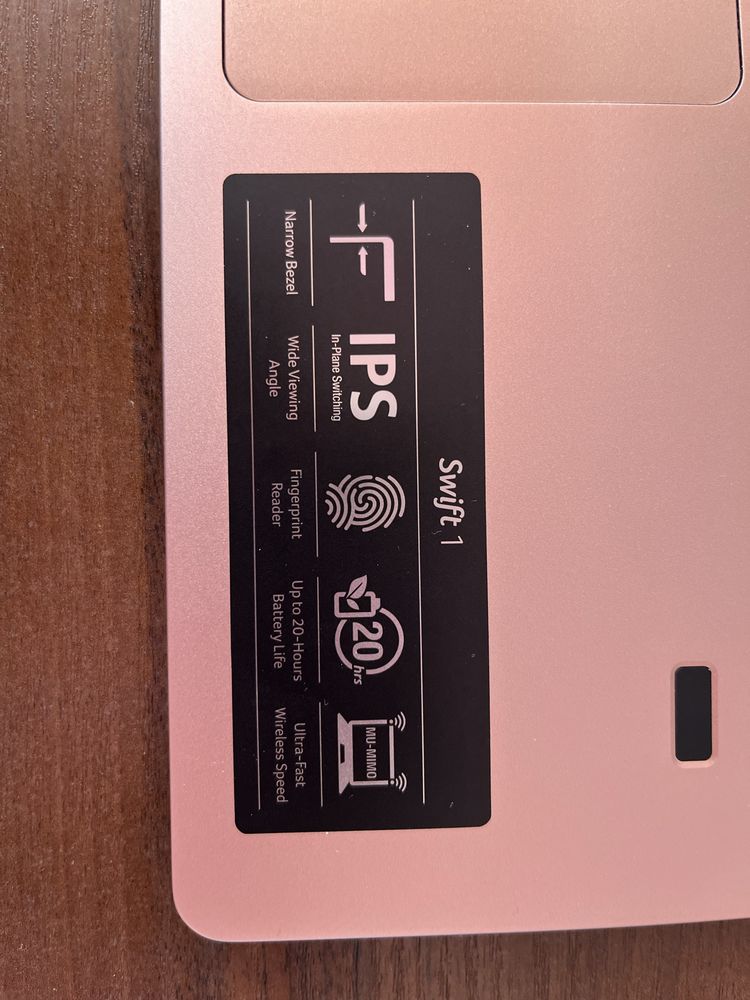 Ноутбук Acer swift 1 SF114