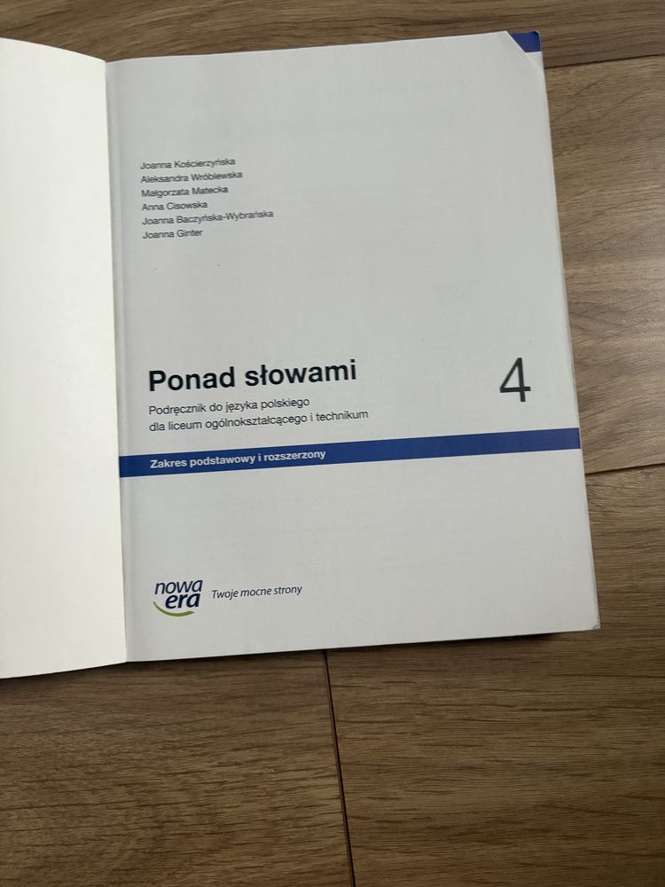 ponad słowami 4 nowa era