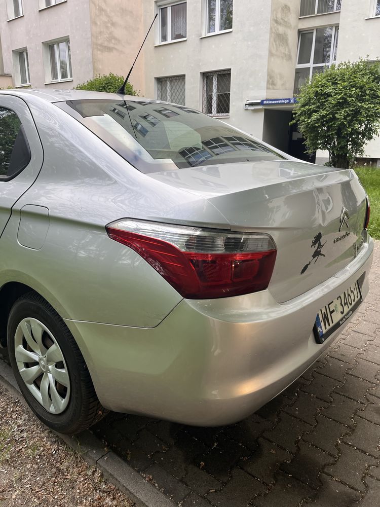 Citroen C-elysée 1.6 2014/15 r. srebrny sedan