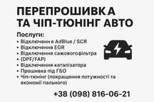 Перепрошивка ЕБУ та чіп-тюнінг авто