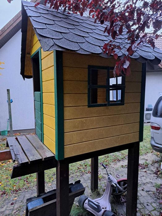 DOMEK dla DZIECI ogrodowy drewniany solidny!! Grzebowilk k/Mińsk Mazow