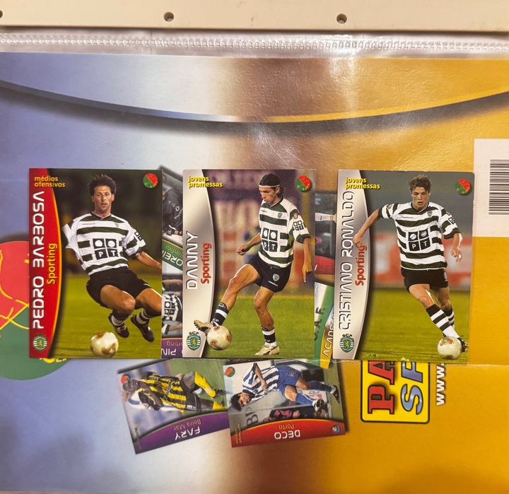 Cromos Mega Craques 2002 e 2003