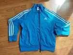 Bluza ADIDAS 7-8 lat 128 błękitna niebieska