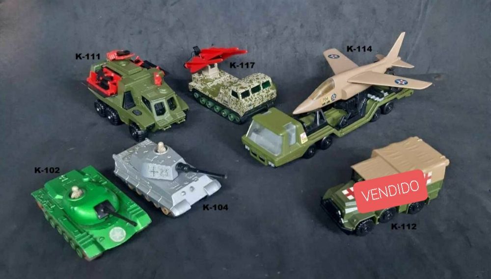 Carrinhos Matchbox - Combate/Guerra – Também venda individual