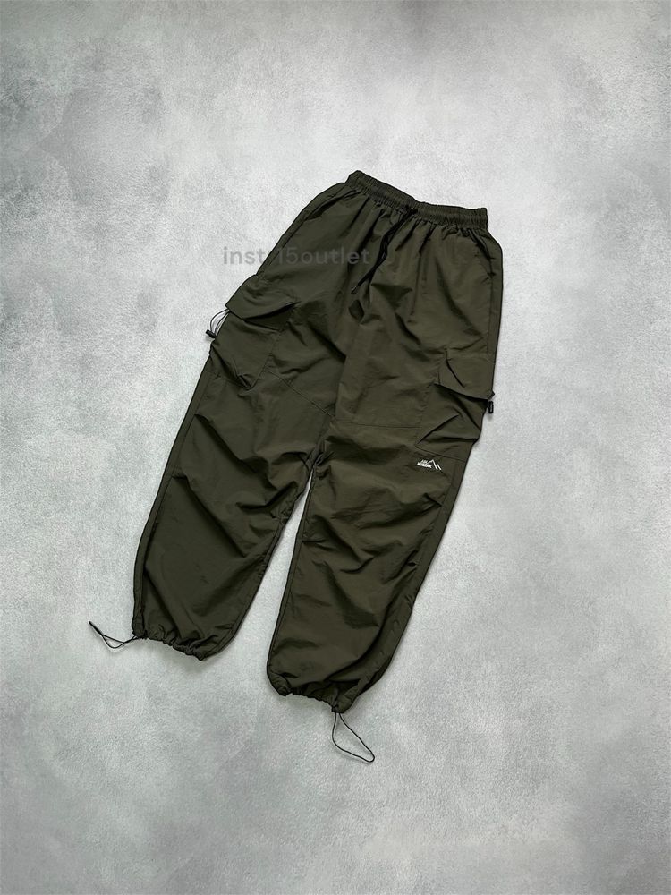 Летние карго штаны Cargo Gore-Tex Карго на утяжках парашюты оверсайз