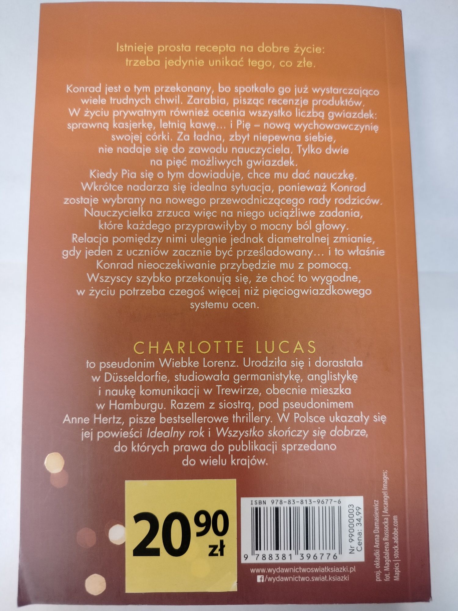 Książka "Pięć gwiazdek dla Ciebie" Charlotte Lucas