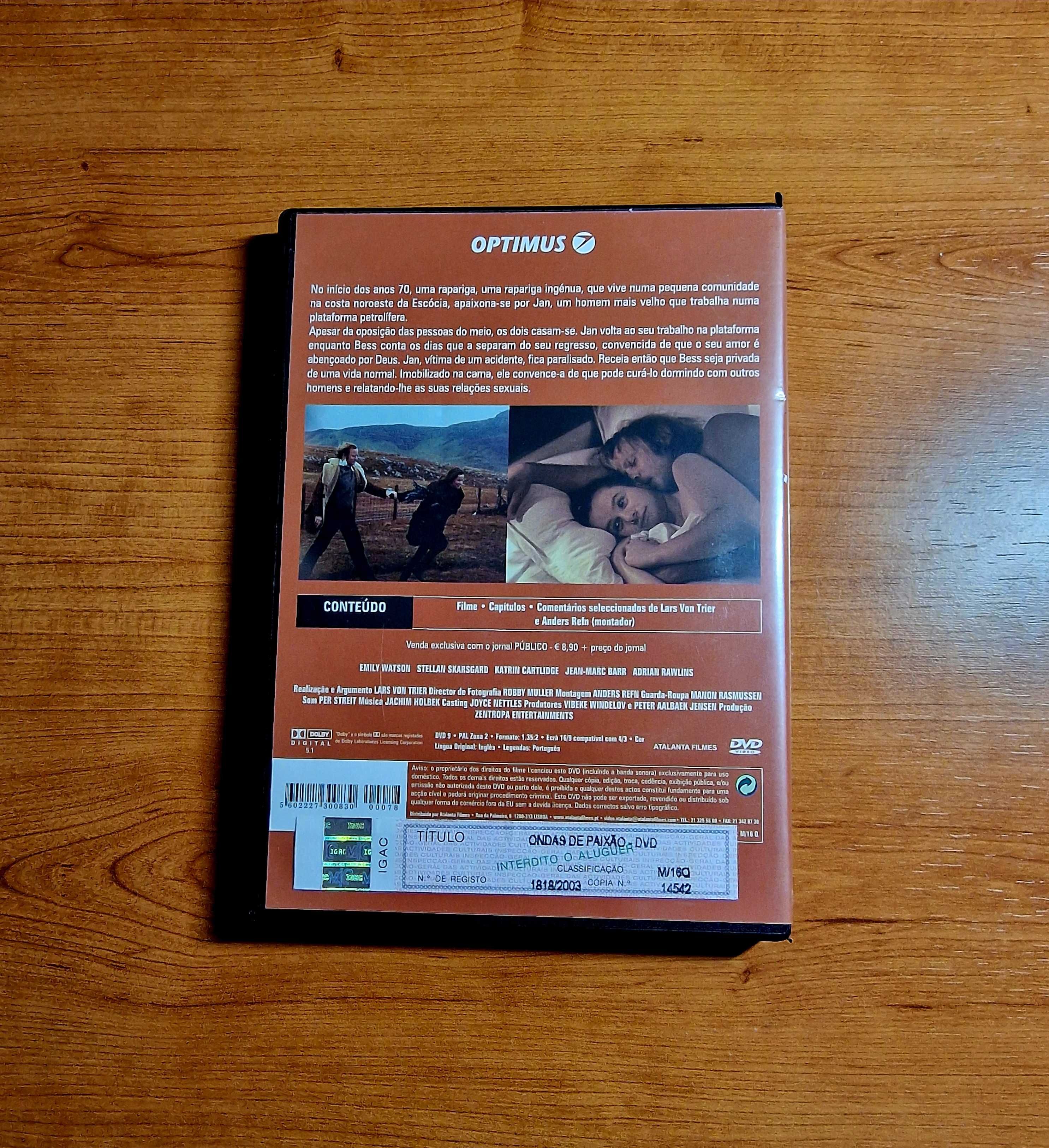 ONDAS DE PAIXÃO (de Lars Von Trier c/Emily Watson/Stellan Skarsgård)