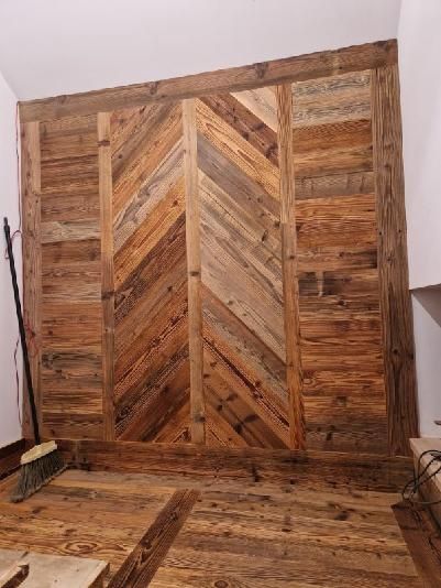Stare deski belki płazy opalanie wnętrza ściany Wood inspiration