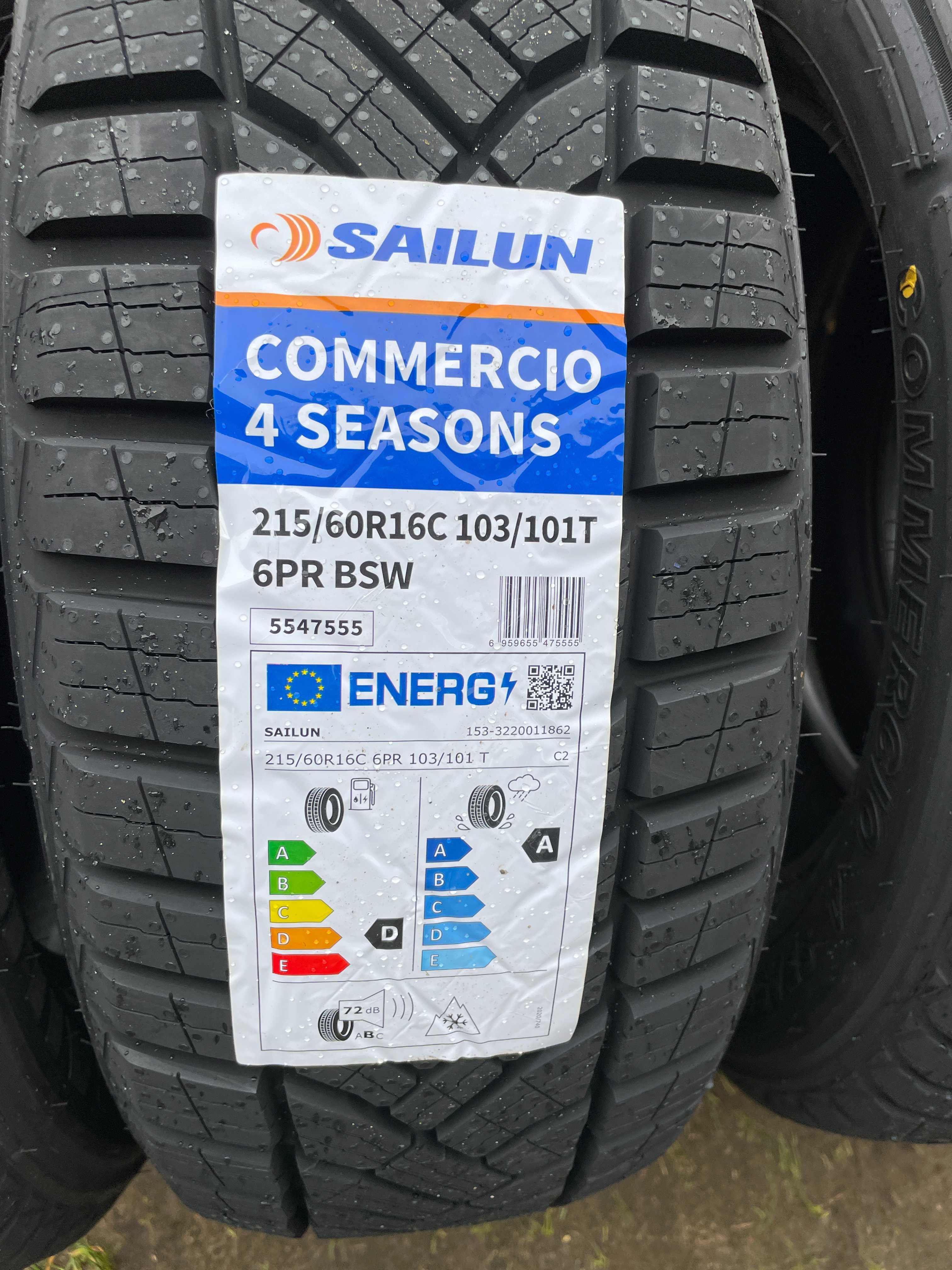 Okazja opony całoroczne 215/60R16C 103/101T SAILUN COMMERCIO 4SEASONS