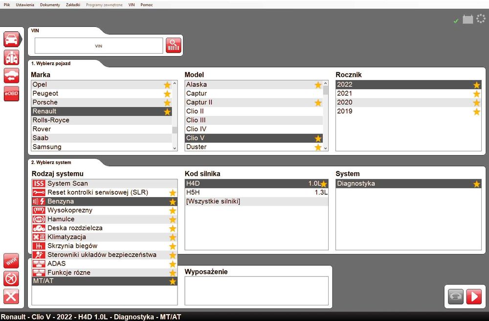 program diagnostyczny do interfejsów testerów multidiag pro + plus