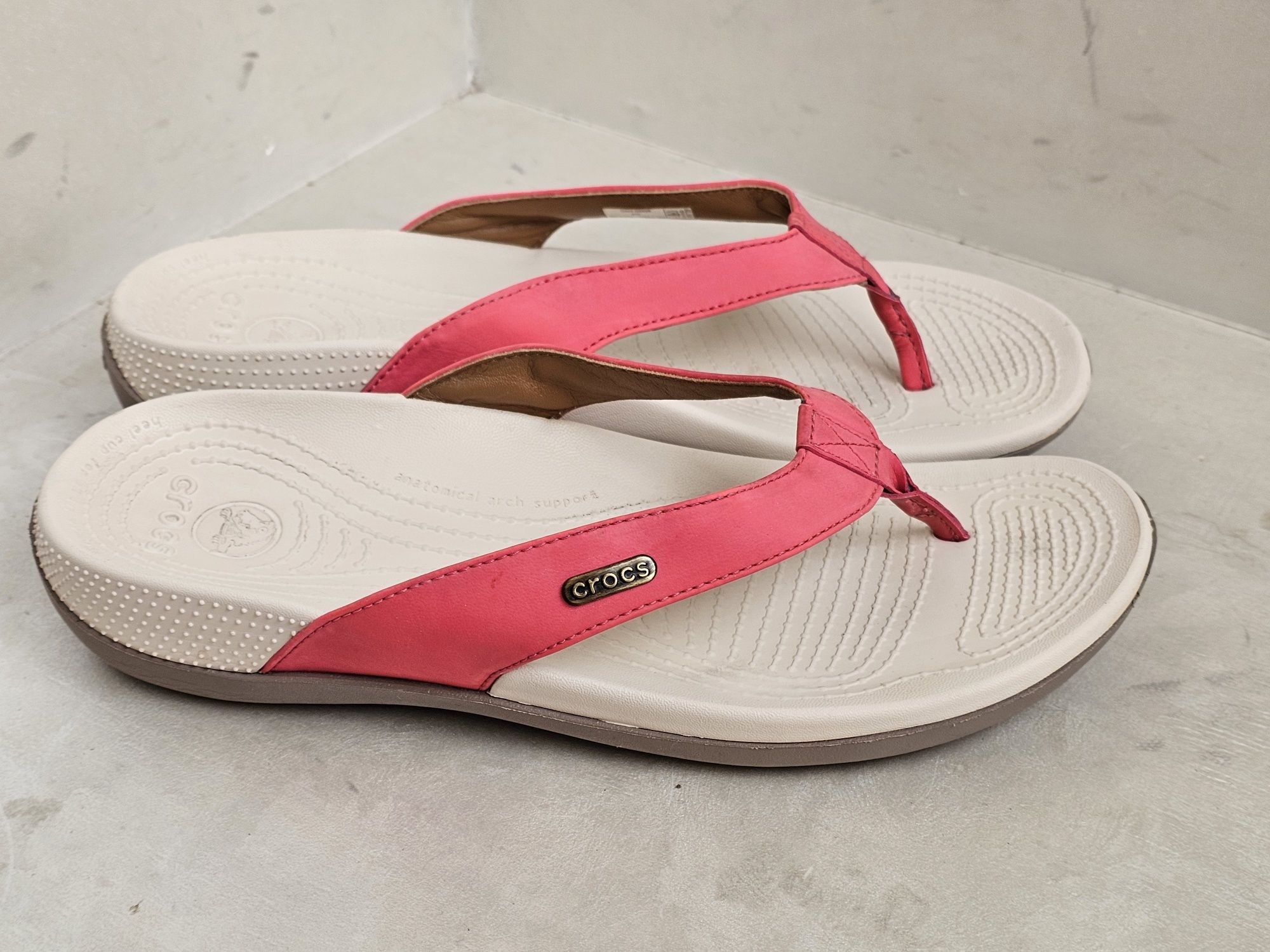 Crocs,шлепанцы,вьетнамки"Crocs Ella Comfort Path Flip"W10