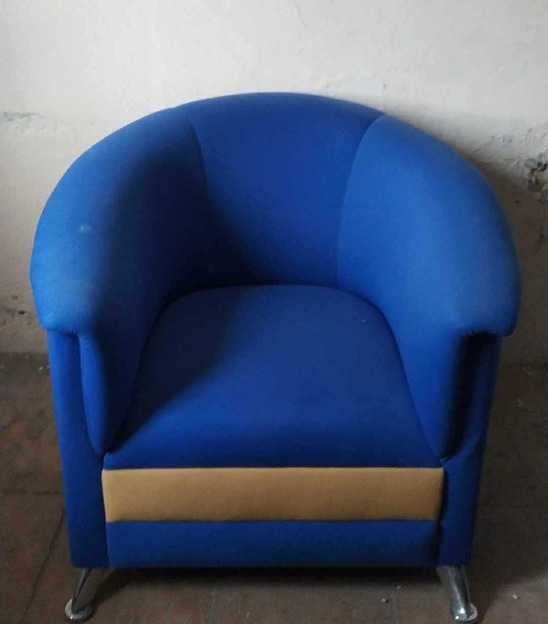 Fotel Wypoczynkowy Koloru Kobalt