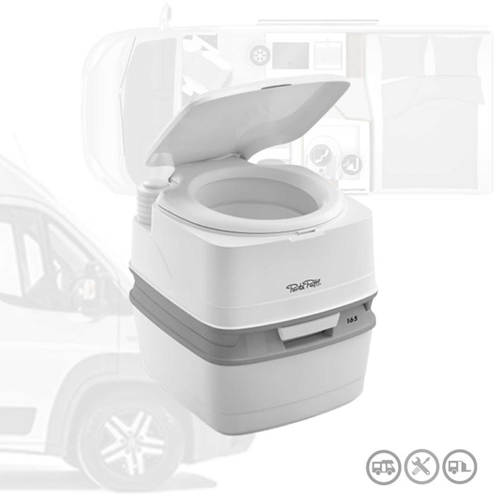 Sanita Portátil THETFORD Porta Potti 165 para Caravana e Autocaravana