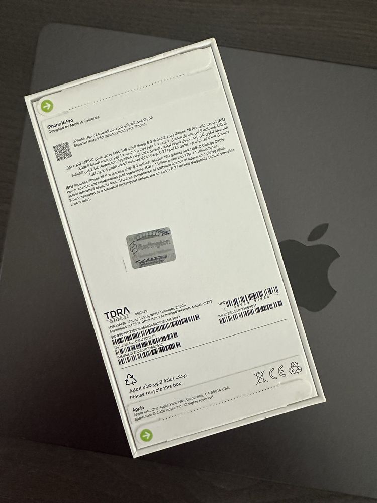 Iphone 16 pro 256GB- c/garantia (NOVO)