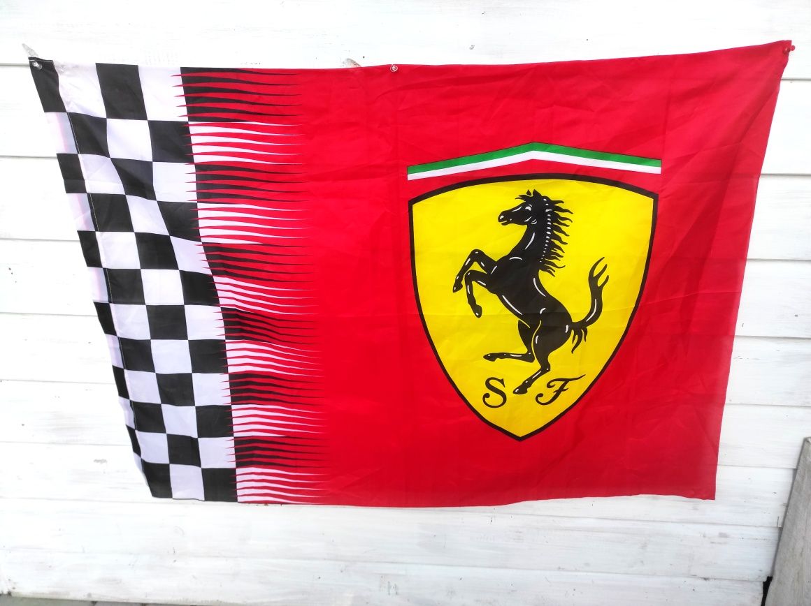 Oryginalna flaga Ferrari, F1  Italia, Wlochy